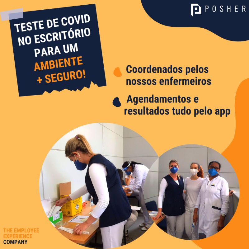 Volta segura aos escritórios com testes de Covid na empresa