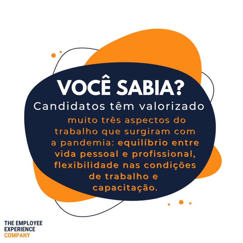 Prioridades dos candidatos em busca de uma vaga de emprego