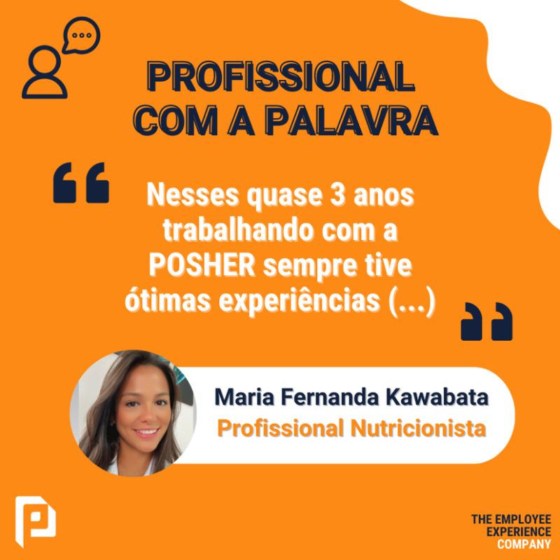 POSHER: Bem-estar para os colaboradores e nossos profissionais!