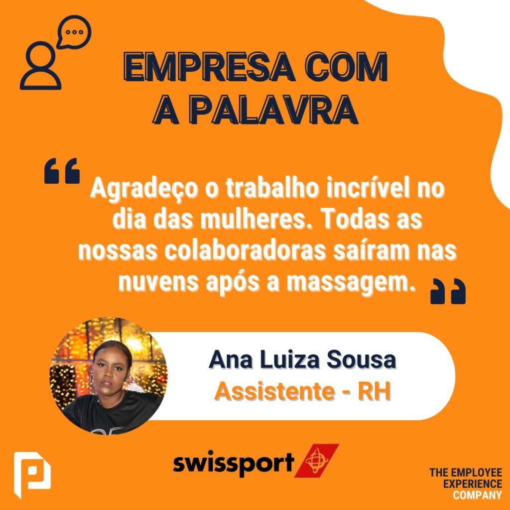 A Swissport levou bem-estar ao escritório no Mês das Mulheres!