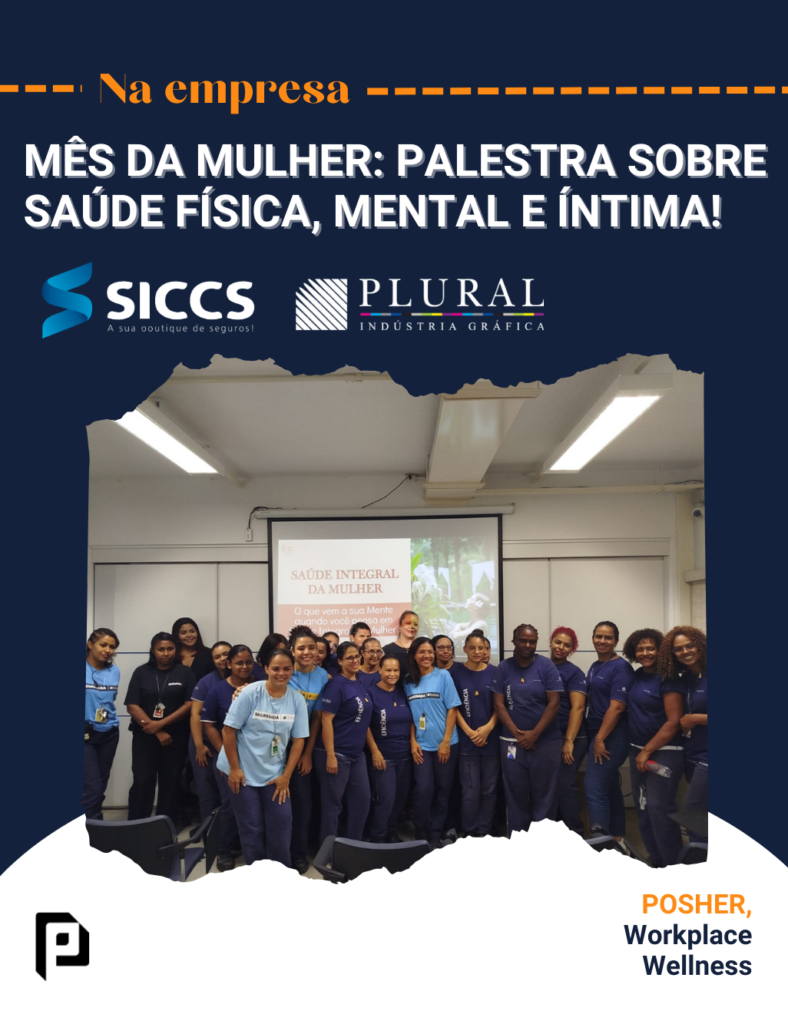 A @siccsbrasil recorrentemente promove eventos que fazem a diferença para seus clientes. Neste Mês da Mulher, ela ofereceu, em parceria com a POSHER, uma palestra especial com o tema “Saúde da Mulher” para as colaboradoras da @pluralgrafica , maior indústria gráfica com rotativas offset da América do Sul.