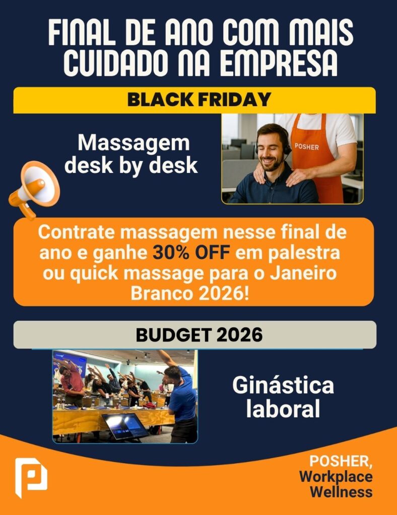 O fim do ano chegou. Ainda dá tempo de levar bem-estar para os seus colaboradores. Você também pode aproveitar para planejar as ações de saúde e qualidade de vida de 2026.