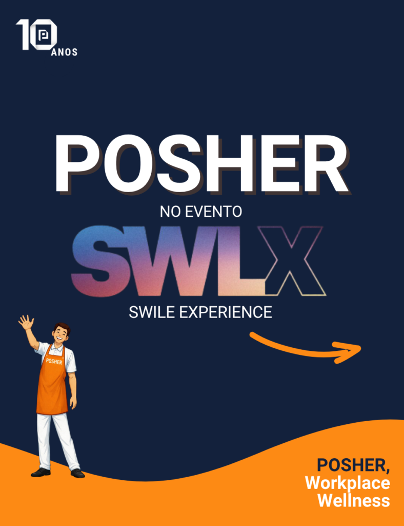 Alguns momentos da POSHER no Swile Experience: levamos bem-estar e relaxamento para os participantes do evento através dos nossos serviços de massagem.