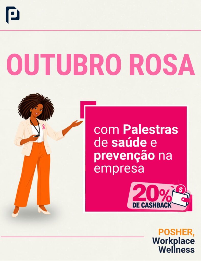 Com a POSHER, sua empresa promove conscientização e amplia o acesso à informação sobre saúde no ambiente de trabalho.